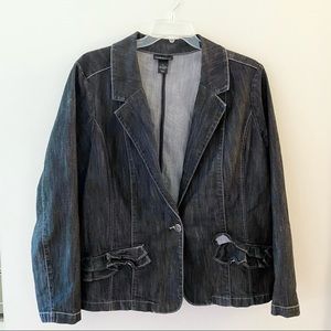 Lane Bryant Jean Jacket Size 24